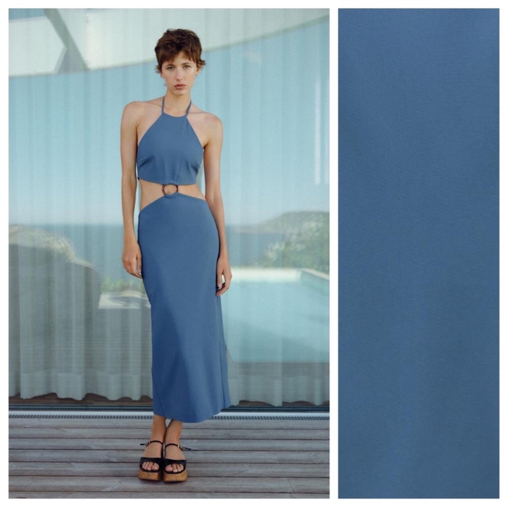 Zara Cut Out Midi Dress!